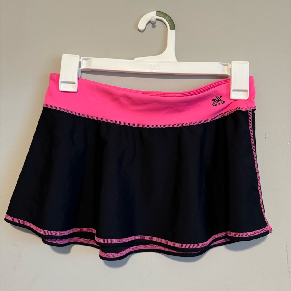 Kids Pink and black swim skirt